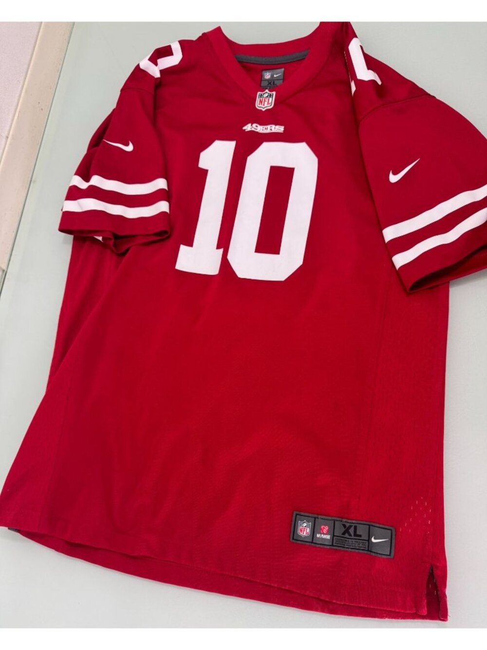 Nike San Francisco 49ers Youth Boys XL (18/20)Red NFL Garoppolo #10 Jersey